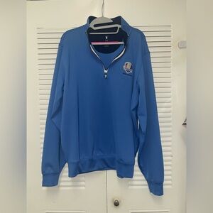 Fairway & Greene Royal Blue Zip-Up Sweater